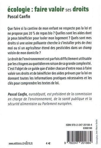 Ecologie : faire valoir ses droits