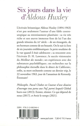 Six jours dans la vie d'Aldous Huxley