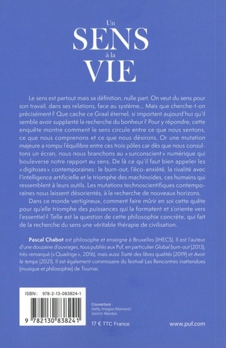 Un sens à la vie. Enquête philosophique sur l'essentiel