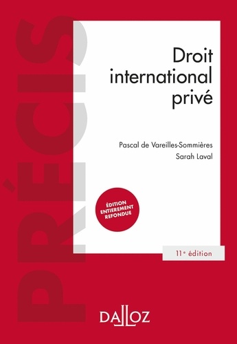 Droit international privé 11e édition