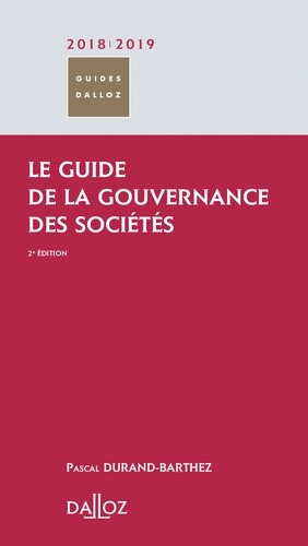 Le guide de la gouvernance des sociétés  Edition 2018-2019