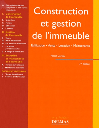 Pascal Gareau - Construction Et Gestion De L'Immeuble.