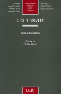 Pascal Gourdon - L'exclusivité.