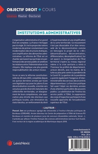 Institutions administratives 6e édition
