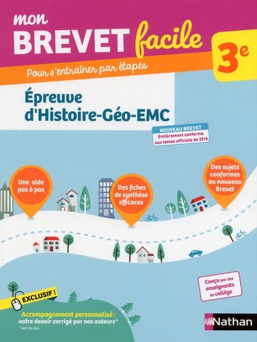 Epreuve d'Histoire-Géographie-EMC 3e  Edition 2018