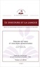 Pascal Lardellier - Le discours et la langue N° 6.2/2014 : Parlers de table et discours alimentaires.