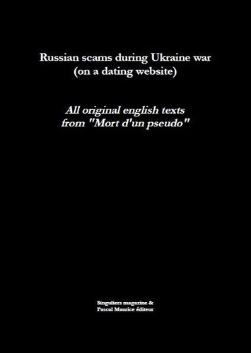  Pascal Maurice - Russian scams during Ukraine war - On a dating website.
