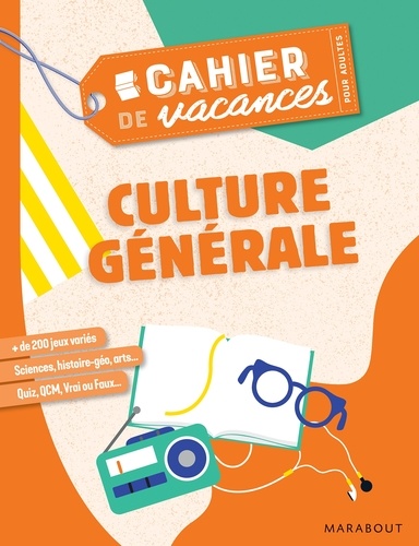Cahier de vacances pour adultes Culture générale
