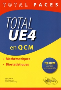 Pascal Staccini et Gilles Maignant - Total UE4 en QCM - Mathématiques, biostatistiques.