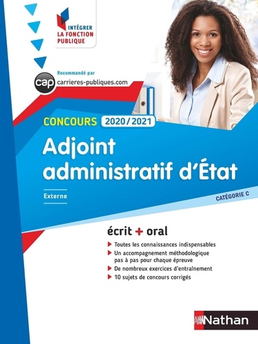 Concours adjoint administratif d'état 2019-2020 - N° 2 Catégorie C (IFP) - (EFL3) - 2019