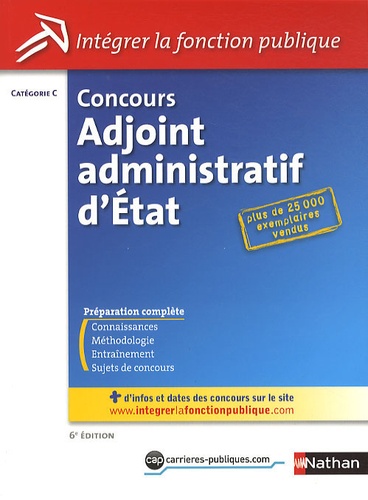 Pascal Tuccinardi - Concours Adjoint administratif d'Etat - Catégorie C.