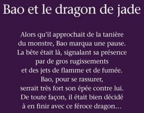 Bao et le dragon de Jade - Occasion