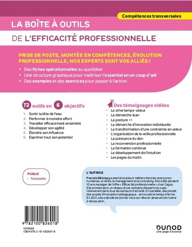 La boîte à outils de l'efficacité professionnelle 2e édition