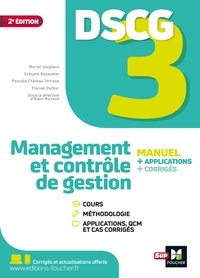 Pascale Château Terrisse et Muriel Jougleux - DSCG 3 - Management et contrôle de gestion - Manuel et applications 2022-2023.