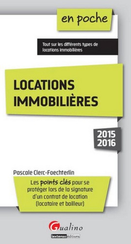 Locations immobilières  Edition 2015-2016