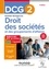 DCG 2 Droit des sociétés et des groupements d'affaires. Fiches de révision  Edition 2022-2023