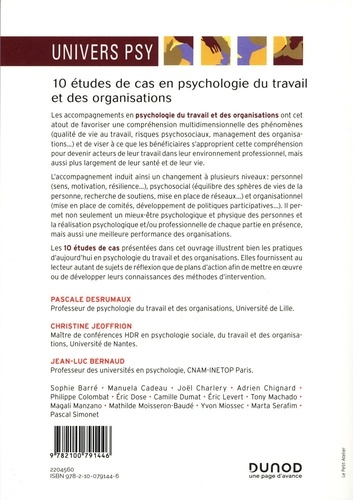 10 études de cas de psychologie du travail et des organisations