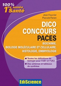 Pascale Fanen et Jean Foucrier - Dico concours PACES.