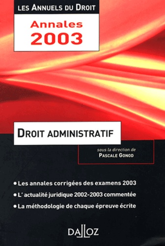 Pascale Gonod - Droit administratif.