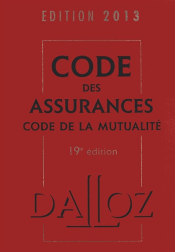 Pascale Guiomard - Code des assurances, code de la mutualité.