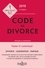 Code du divorce  Edition 2019