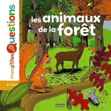 Livre grosses gommettes - les animaux de la forêt pour enfant