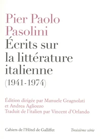 Ecrits sur la littérature italienne (1941-1974)