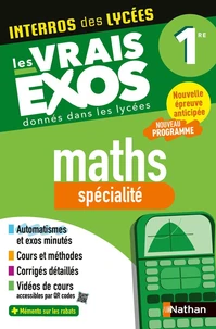 Maths spécialité 1re