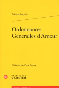Ordonnances Generalles d'Amour