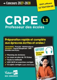 CRPE Professeur des écoles L3