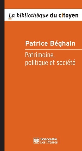 Patrimoine, politique et société