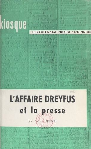 L'affaire Dreyfus et la presse