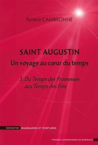 Patrice Cambronne - Saint Augustin, un voyage au coeur du temps - Tome 3, Du Temps des Promesses aux Temps des Fins.