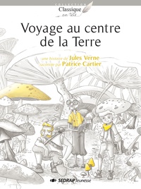 Patrice Cartier et Jules Verne - Voyage au centre de la terre - Lot de 25 romans avec un fichier.