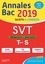 Annales BAC SVT Tle S  Edition 2019