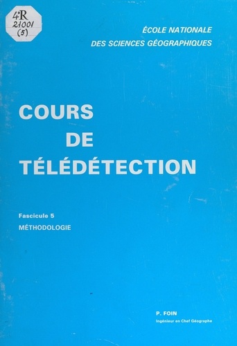 Cours de télédétection. Méthodologie