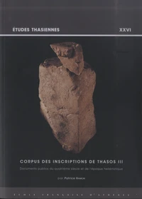 Corpus des inscriptions de Thasos III
