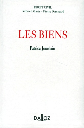 Patrice Jourdain - Les Biens. Edition 1995.