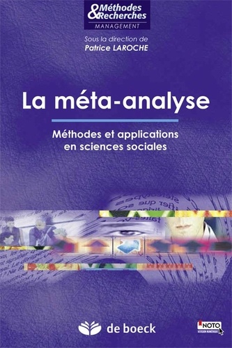 La méta-analyse. Méthodes et applications en sciences sociales