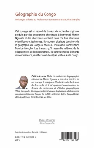 Géographie du Congo. Mélanges offerts au Professeur Bonaventure Maurice Mengho