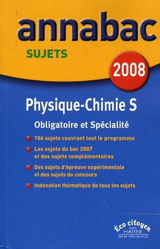 Patrice Paysant - Physique-Chimie S - Sujets.