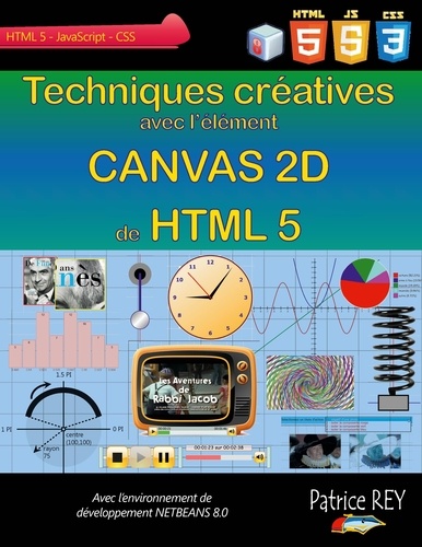 Techniques créatives avec canvas 2d de html 5. Avec NetBeans 8