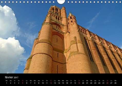 Albi en lumière (Calendrier mural 2017 DIN A4 horizontal). La ville d'Albi (Calendrier mensuel, 14 Pages )