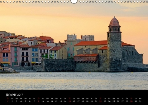Le port de Collioure (Calendrier mural 2017 DIN A3 horizontal). Un fort beau port (Calendrier mensuel, 14 Pages )