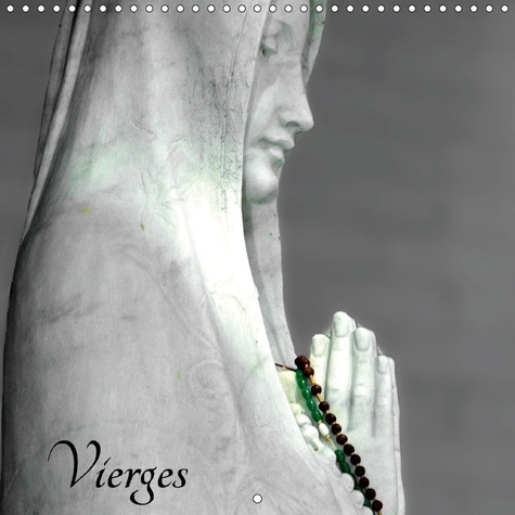 Vierges (Calendrier mural 2017 300 × 300 mm Square). Visages de vierges sculptées (Calendrier mensuel, 14 Pages )