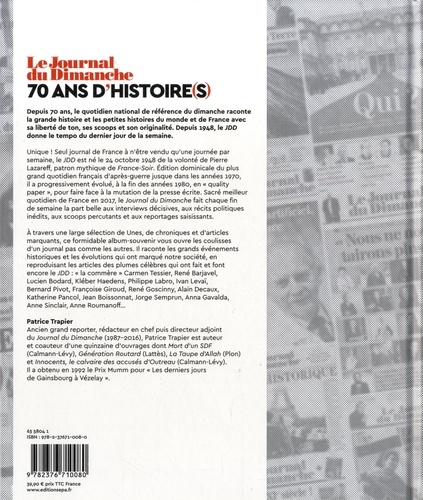 Le Journal du Dimanche. 70 ans d'histoire(s)