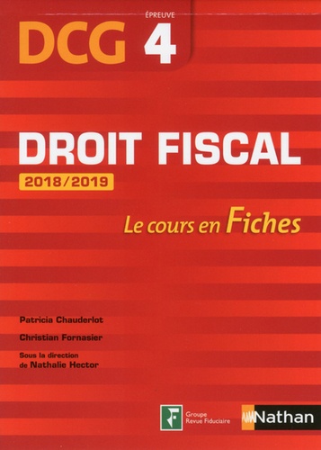 Droit fiscal DCG 4  Edition 2018-2019