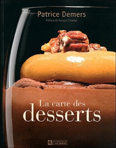 Patricia Demers - La carte des desserts.