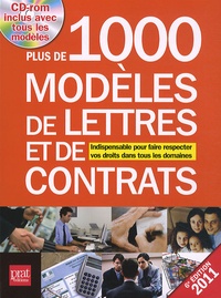 Tlchargement de livres gratuits dans le coin Plus de 1000 modles de lettres et de contrats (French Edition)  9782809502008