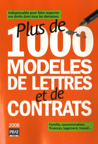 Patricia Gendrey et Agnès Chambraud - Plus de 1000 modèles de lettres et de contrats.